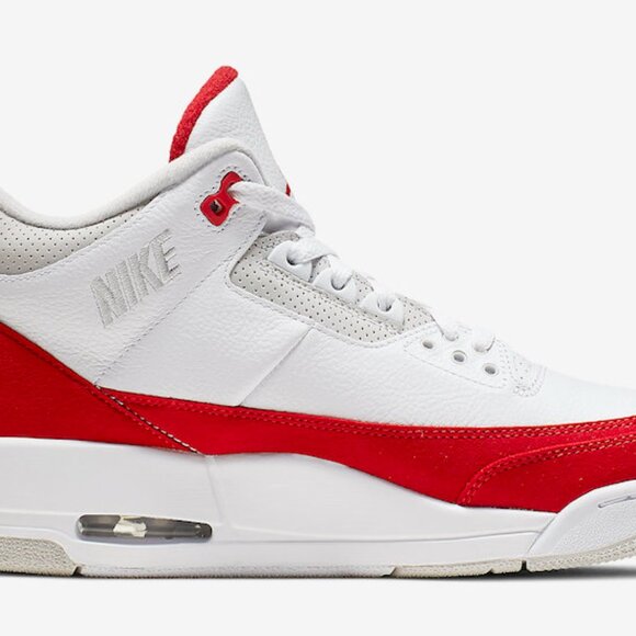Nike Air Jordan 3 Tinker Hatfield Air Max 1 White Red (CJ0939-100) - Siz… - Picture 2 of 9